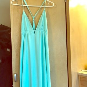 Light blue maxi dress